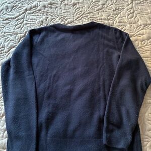 Appleseed's Navy Blue Vneck Sweater